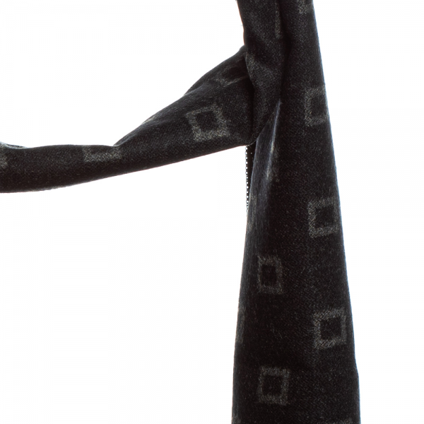 Мъжки шал Aniz черен цвят, 2 - Kalapod.bg